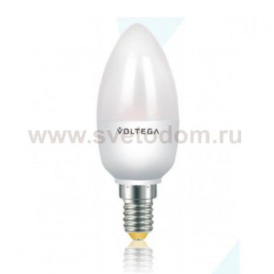 Лампа светодиодная свеча 5.4W Е14 2800К VG4-C2E14warm5W