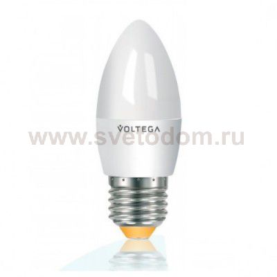 Лампа светодиодная свеча 5.4W Е27 4000К VG4-C2E27cold5W