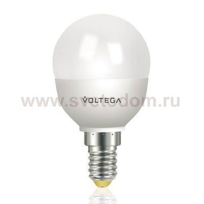 Лампа светодиодная шар 5.5W Е14 4000К VG2-G2E14cold5W