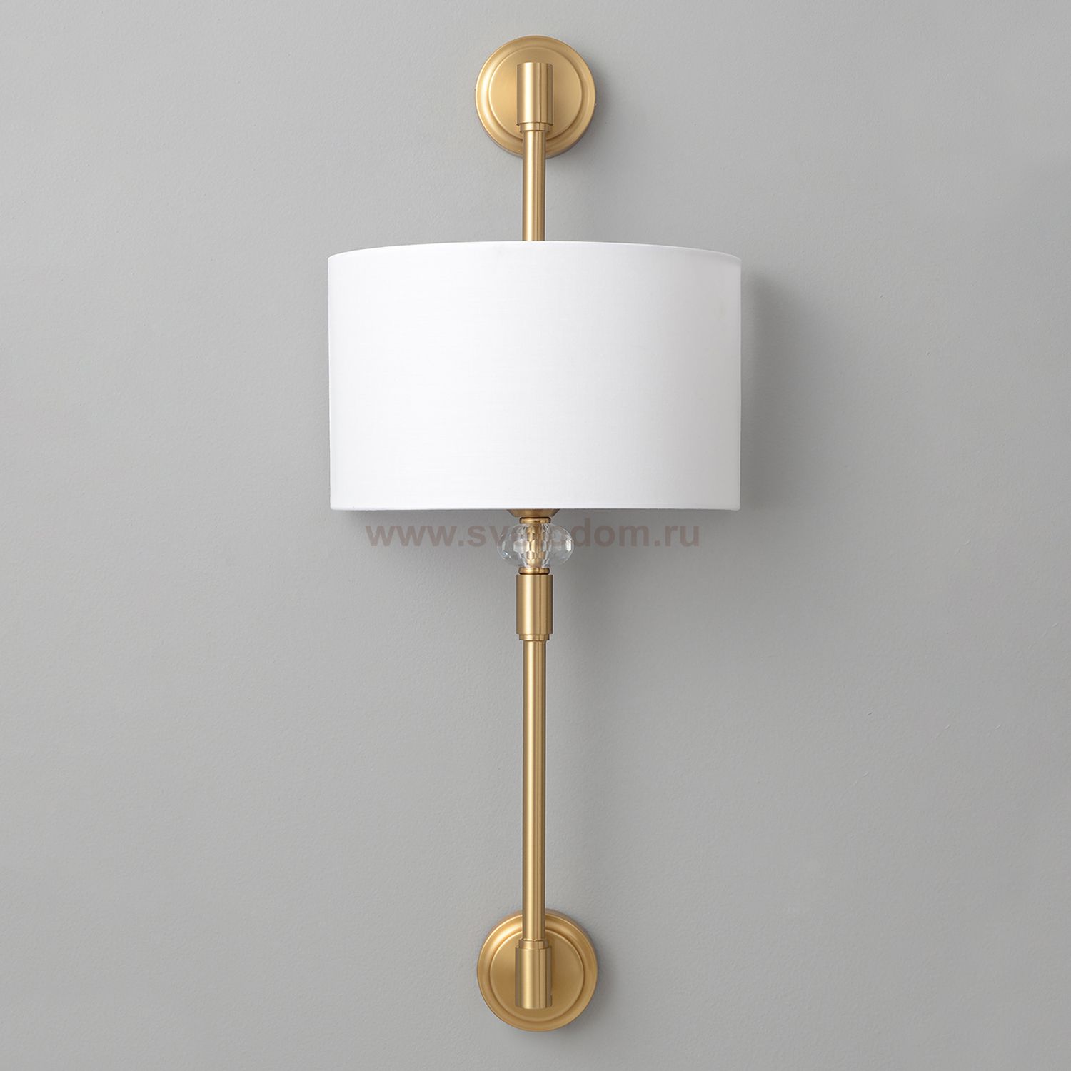 Бра Crystal Lux VINTAGE AP2 BRASS