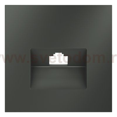 Накладка для розетки компьютерной RJ45 кат.6, S70 (титан)