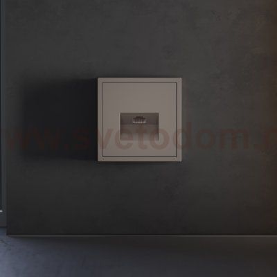 Накладка для розетки компьютерной RJ45 кат.6, S70 (капучино)
