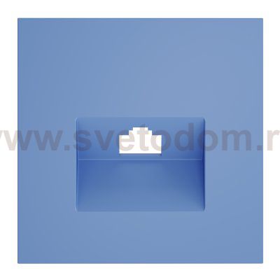 Накладка для розетки компьютерной RJ45 кат.6, S70 (деним)