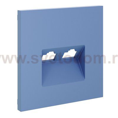 Накладка для розетки компьютерной двойной RJ45+RJ45 кат.6, S70 (деним)