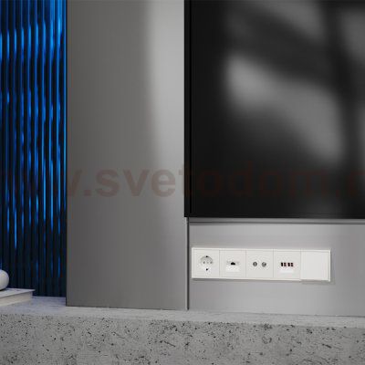 Накладка для розетки телевизионной оконечной TV+SAT, S70 (хлопок)
