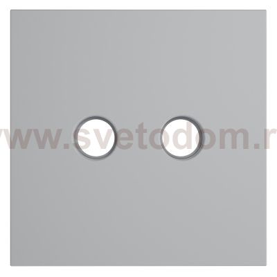 Накладка для розетки телевизионной оконечной TV+SAT, S70 (серый)