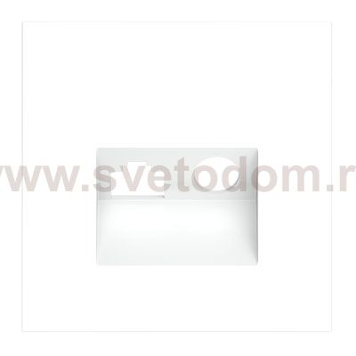 Накладка для розетки TV+RJ45 кат. 6, S70 (белый матовый)