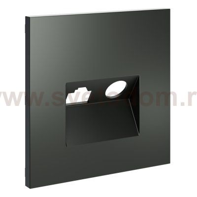 Накладка для розетки TV+RJ45 кат. 6, S70 (титан)