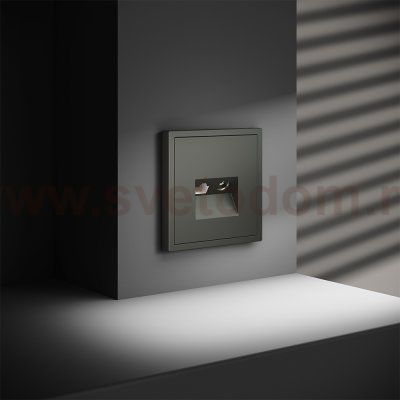 Накладка для розетки TV+RJ45 кат. 6, S70 (титан)