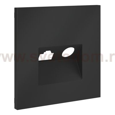 Накладка для розетки TV+RJ45 кат. 6, S70 (графит)