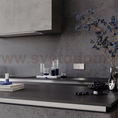 Выключатель встраиваемый VOLTUM S70 одноклавишный 10А, (кашемир) (VLS010103)