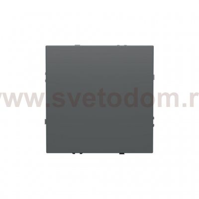 Выключатель встраиваемый VOLTUM S70 одноклавишный 10А, (титан) (VLS010106)