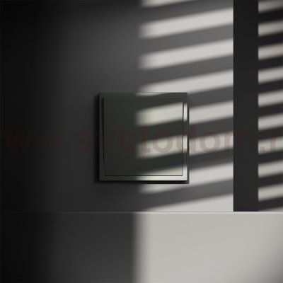 Перекрестный переключатель встраиваемый VOLTUM S70 одноклавишный 10А, (титан) (VLS010506)