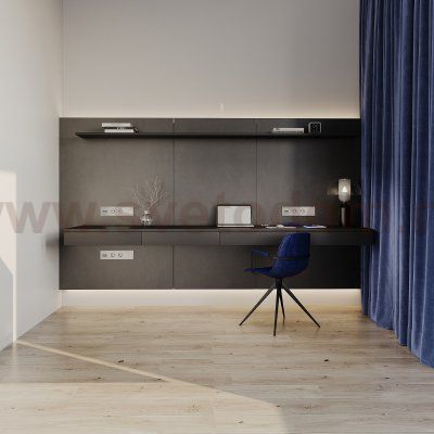 Выключатель встраиваемый VOLTUM S70 двухклавишный 10А, (сталь) (VLS020105)