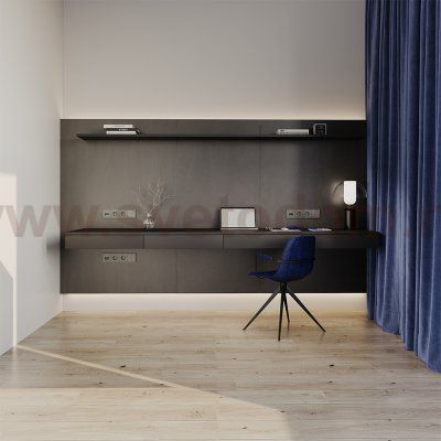 Розетка встраиваемая VOLTUM S70 с заземлением и защитными шторками, 16А, (титан) (VLS040206)