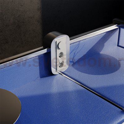 Розетка встраиваемая VOLTUM S70 с заземлением и защитными шторками, 16А, с USB, A+A, (сталь) (VLS040405)