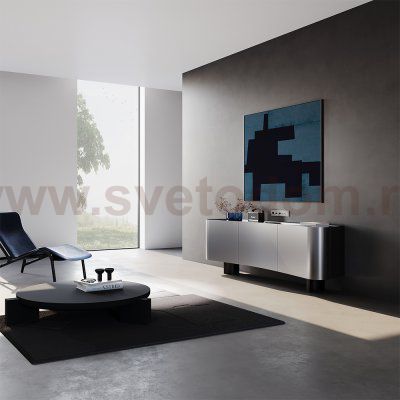 Розетка акустическая встраиваемая VOLTUM S70 4-местная, (титан) (VLS060306)