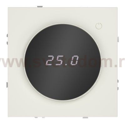 Терморегулятор электронный VOLTUM S70 с индикацией и датчиком, для теплого пола, (хлопок)