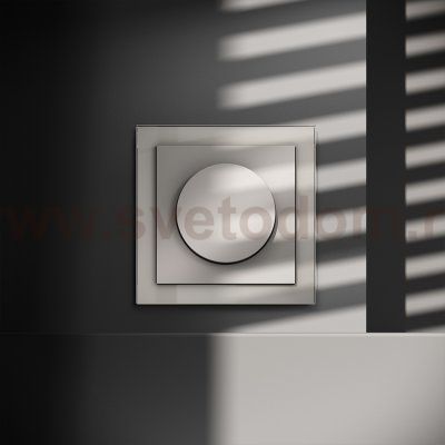 Светорегулятор встраиваемый VOLTUM S70 поворотно-нажимной 600 Вт, (кашемир) (VLS070303)