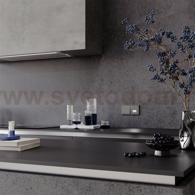 Подсветка светодиодная встраиваемая VOLTUM S70, (титан) (VLS070606)