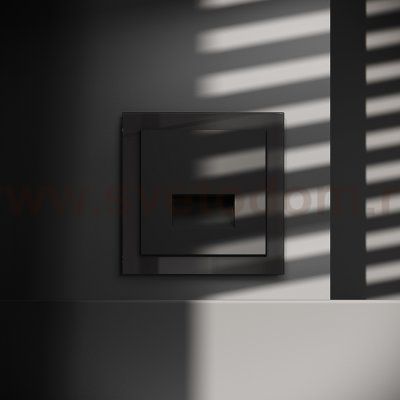 Подсветка светодиодная встраиваемая VOLTUM S70, (черный матовый) (VLS070608)