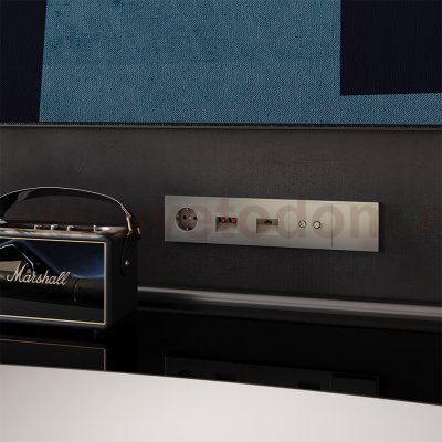 Заглушка VOLTUM S70 с суппортом, (кашемир) (VLS080103)