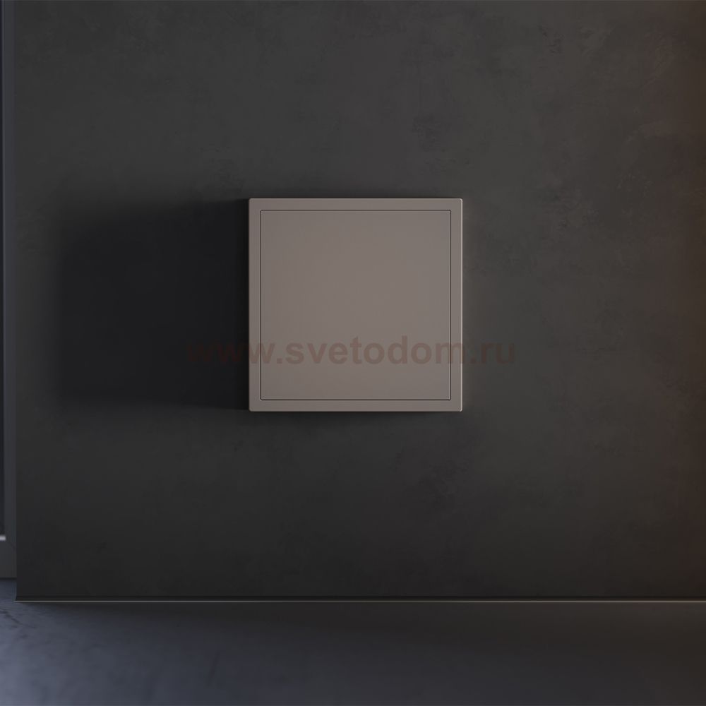 Заглушка VOLTUM S70 с суппортом, (капучино)