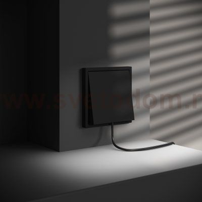 Вывод кабеля VOLTUM S70, (черный матовый) (VLS080208)