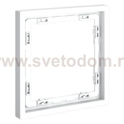 Рамка пластиковая VOLTUM S70 на 1 пост, (белый матовый) (VLS100102)