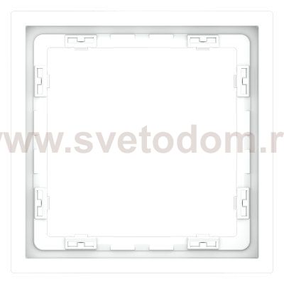 Рамка пластиковая VOLTUM S70 на 1 пост, (белый матовый) (VLS100102)