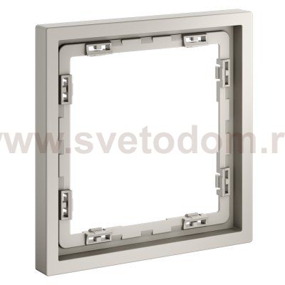 Рамка пластиковая VOLTUM S70 на 1 пост, (кашемир) (VLS100103)