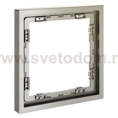 Рамка пластиковая VOLTUM S70 на 1 пост, (шелк) (VLS100104)