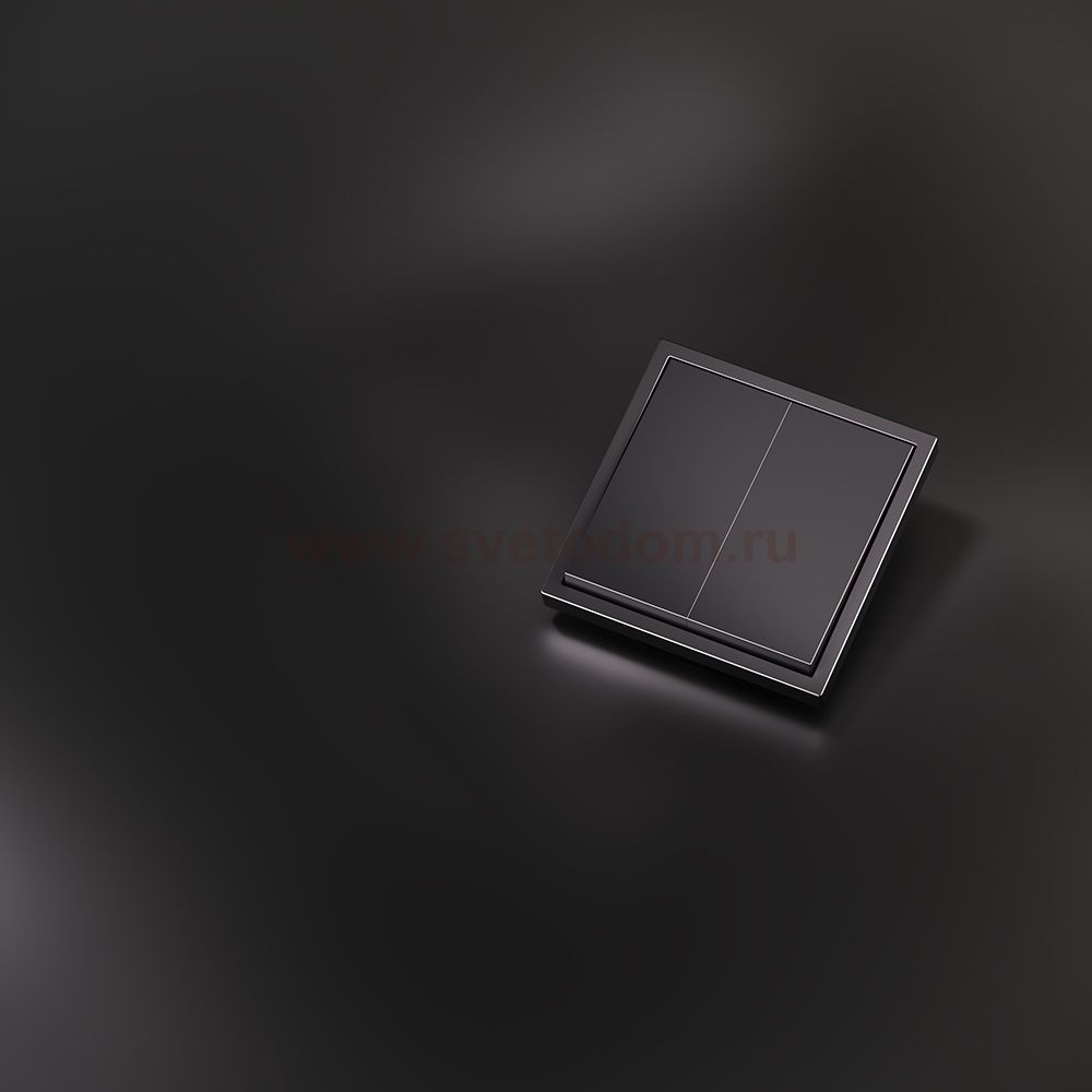 Клавиши для выключателя/переключателя двухклавишного, S70 Metal (антрацит)