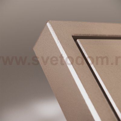 Накладка для розетки с заземлением и защитными шторками, S70 Metal (платина)