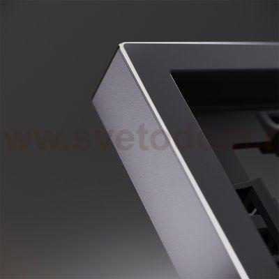 Рамка металлическая на 2 поста, S70 Metal (антрацит)
