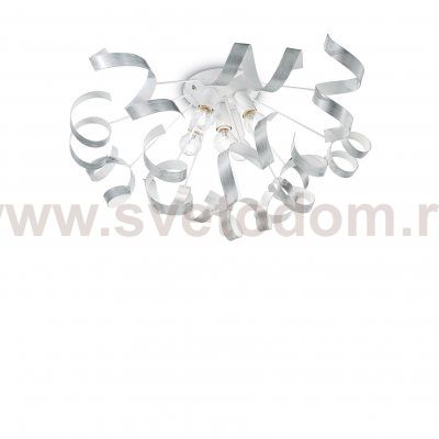 Потолочный светильник Ideal lux VORTEX PL5 ARGENTO (101590)