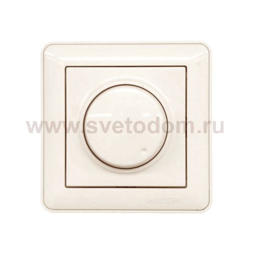 Светорегулятор Wessen 59 с/у 600ВТ (250В, ЛН) слоновая кость (VPP-5S2-28)