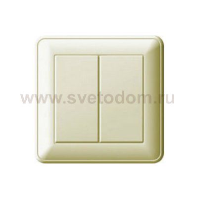 Выключатель Wessen 59 с/у 2КЛ. (250В, 16АХ) слоновая кость (VS516-252-28)