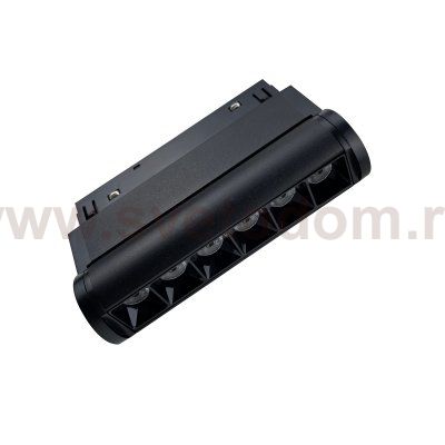 Трековый светильник поворотный магнитный 6Вт 48В 4000K, черный 60° Vitaluce VT0200044-01