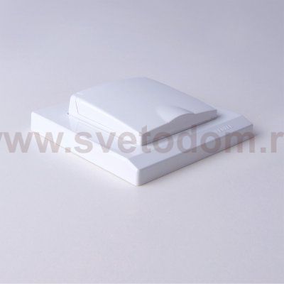 Рамка из поликарбоната на 1 пост Stark белый W0011801