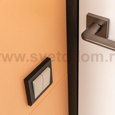 Рамка из поликарбоната на 1 пост Stark черный W0011808