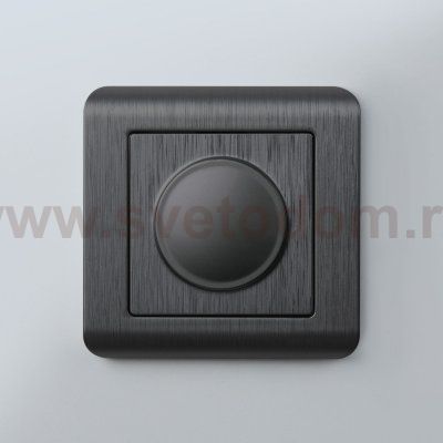 Рамка из поликарбоната на 1 пост Stream графит W0012104