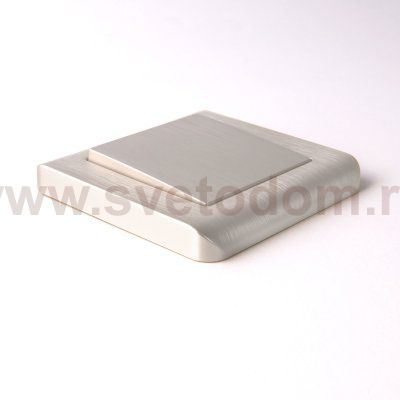 Рамка из поликарбоната на 1 пост Stream перламутровый W0012113