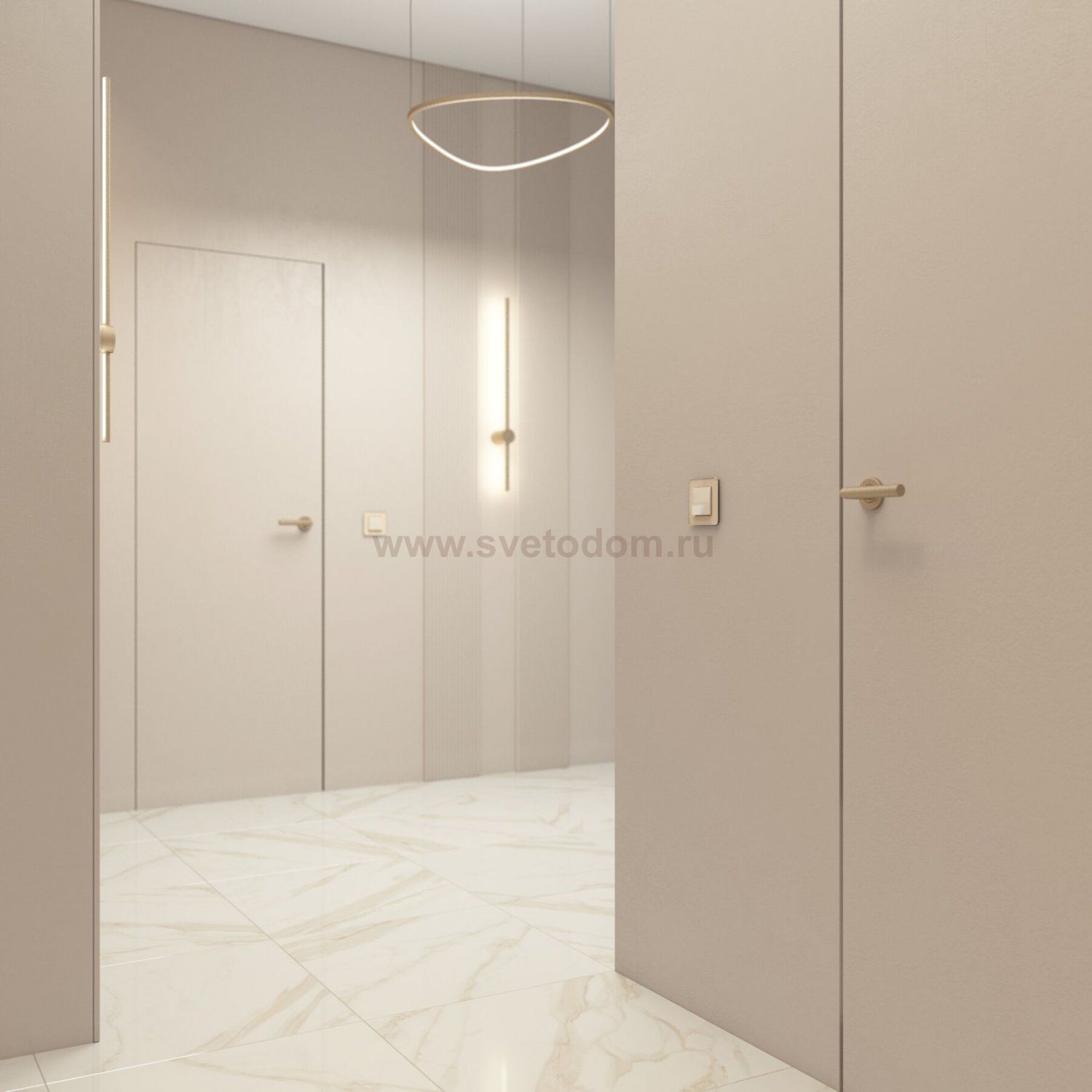 Рамка из стекла на 1 пост Elite айвори W0012443