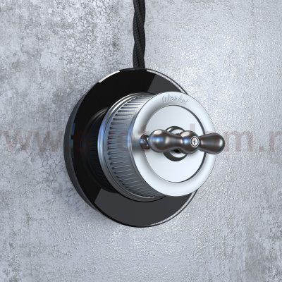 Рамка из стекла на 1 пост черный W0015108