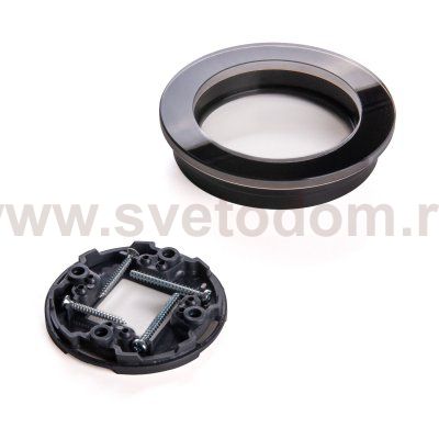 Рамка из стекла на 1 пост черный W0015108