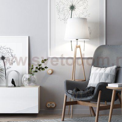 Рамка на 1 пост светлый бук W0015224