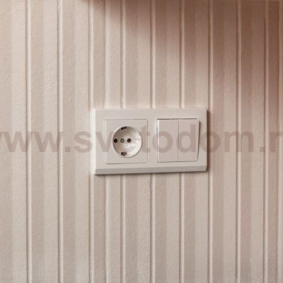 Рамка из поликарбоната на 2 поста Stark белый W0021801