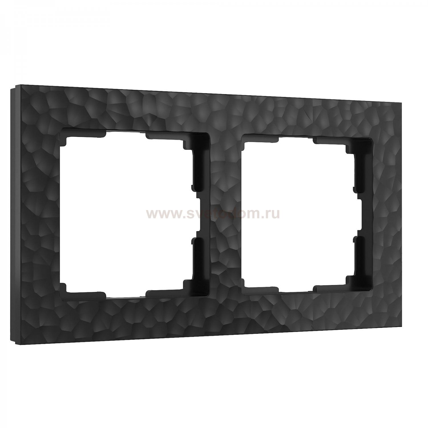 Рамка из поликарбоната на 2 поста Hammer черный W0022408