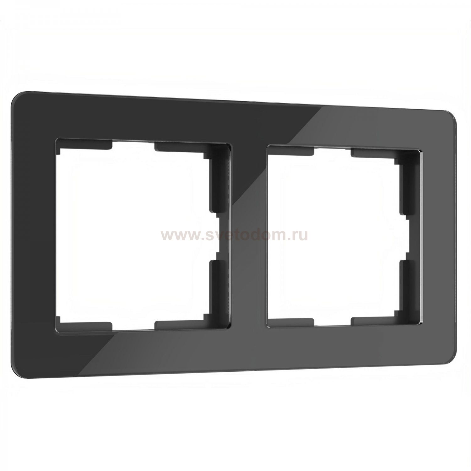 Рамка из акрила на 2 поста Acrylic черный W0022708